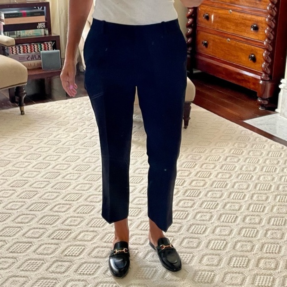 The Row Emma Pants Dark Navy